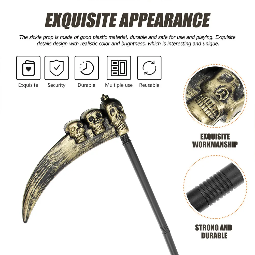 

2pcs Ghost Halloween Prop High Simulation Plastic Durable Safe Party Accessory DIY Decoration Festive Supplies