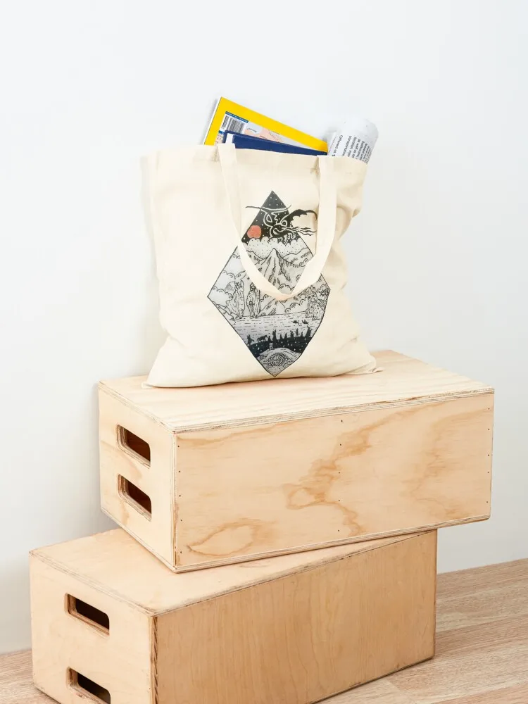 Let's go on an adventure! Tote Bag bag for beach shopping cart bags Women's beach bags sacs de shopping