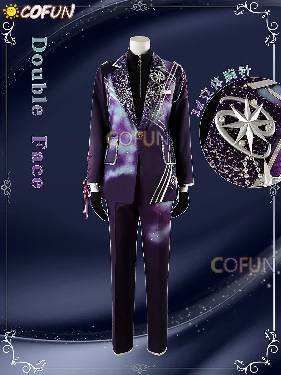 COFUN [Customized] Game Ensemble Stars Double Face Trip Mikejima Madara/Oukawa Kohaku Cosplay Costume Outfits Women Men