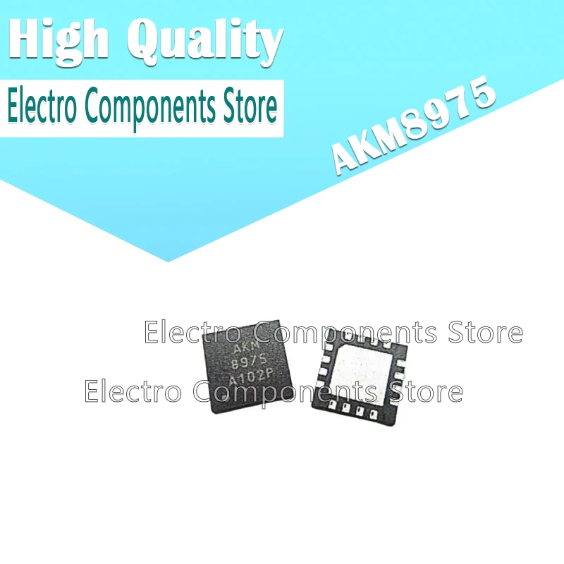 5PCS AKM8975 AK8975-L AK8975 QFN-16 Axis Electronic Compass Chip IC