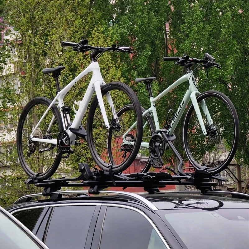 

Roof Bike Rack Car Universal Car Crossbar Mountain Bike Luggage Rack SUV Car Fixed Balance