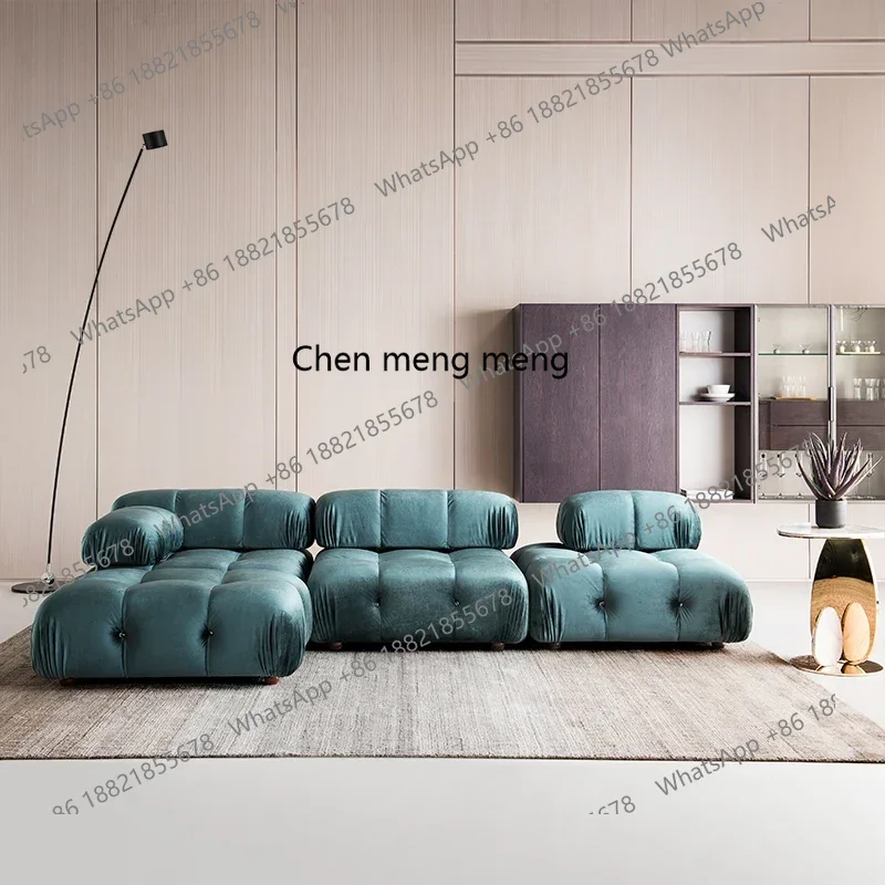 

Light Luxury Corner Table Jazz White Marble round Side Table Living Room Stainless Steel Small round Side Table