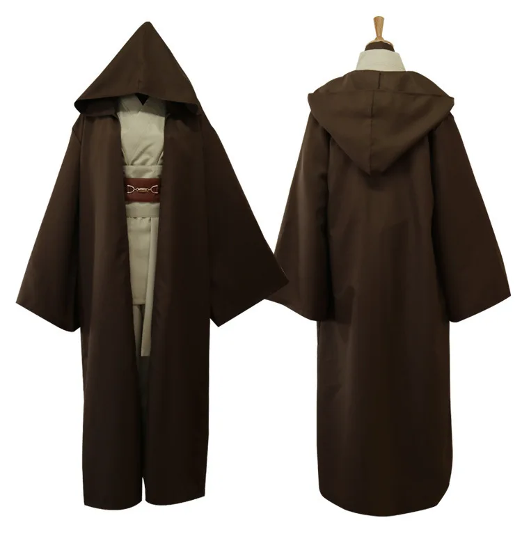 Conjunto de disfraz de caballero Jedi de la película , conjunto cleto de traje de actuación, traje de samurái, ro...