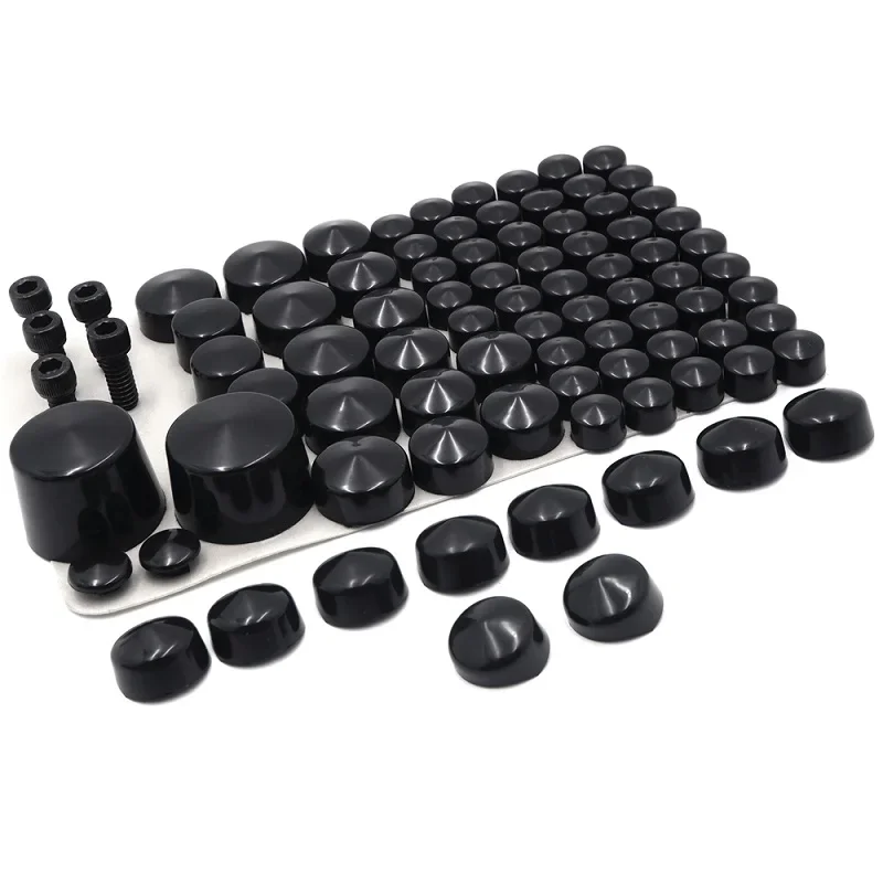 Motorcycle Bolts Toppers Caps For 2007 2008 2009 2010 2011 2012 2013 2014 2015 2016 Harley Davidson  Softail Twin Cam BLACK 