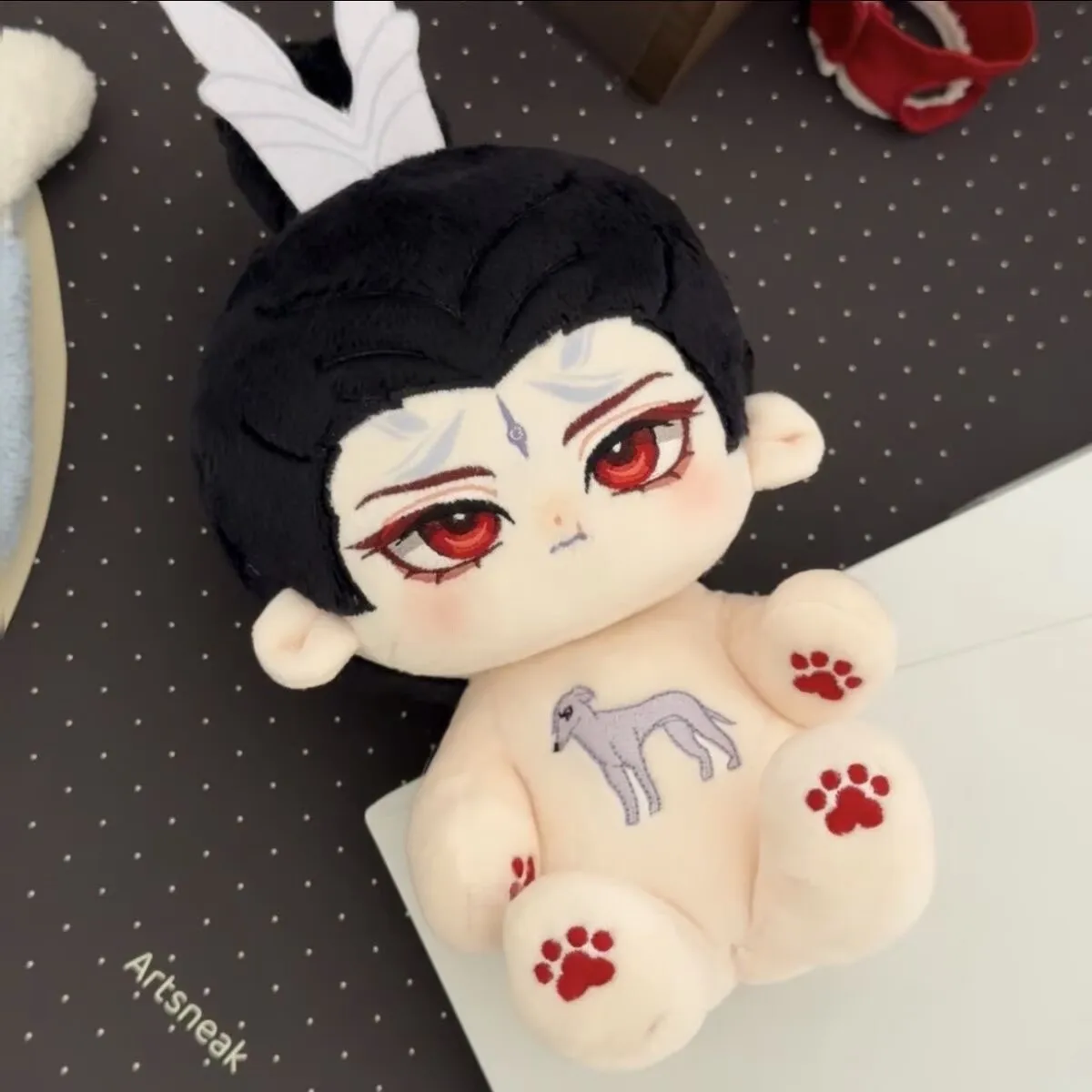 The first release of Nezha and Yang Jian on the entire network. Attribute 20cm Cotton Doll Surrounding Characters Doll Plush