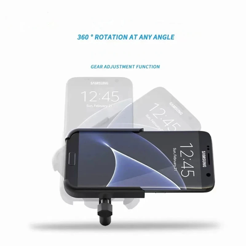 Motorcycle Bicycle Phone Holder Gps Bracket Cellphone Stand Moto Rearview Mirror Handlebar Mount Compatible For Xiaomi iPhone