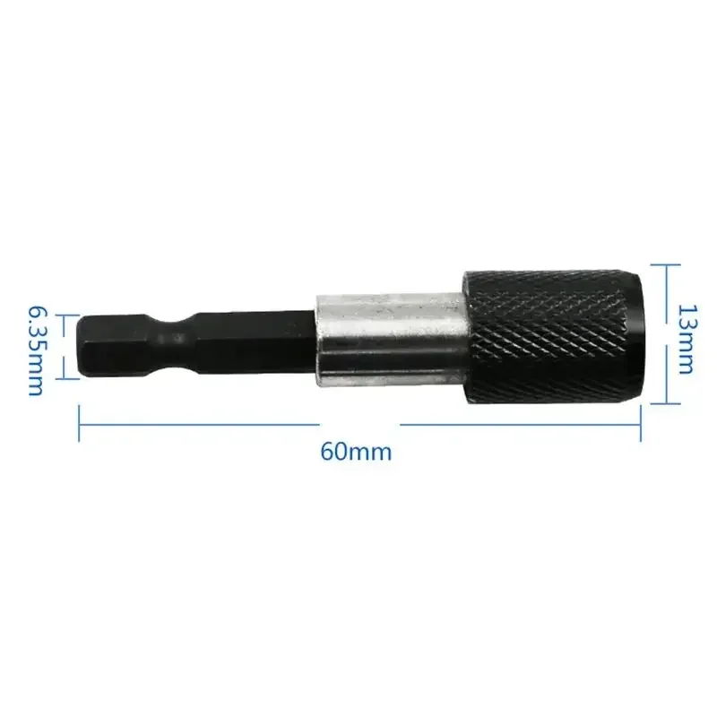 Hex Shank 6.35mm Quick Release Self-locking Extension Rod Electric Drill Magnetic Screwdriver Bit Holder Drill Bit Socket Tool