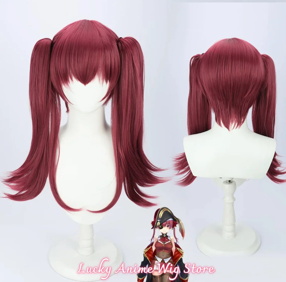 HOLOLIVE Houshou Marine wig Cosplay VTuber Virtual Idol Anime Wig Game party wig heat-resistant synthetic wig