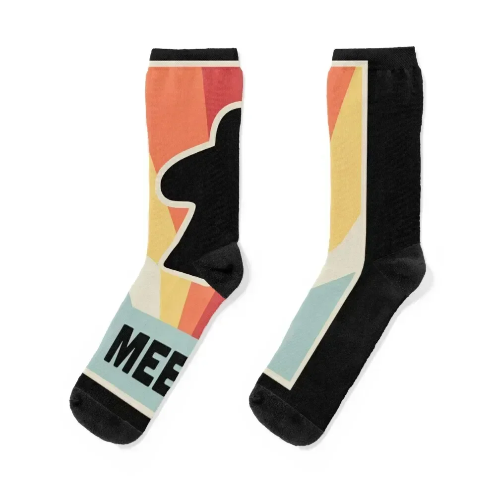 

Vintage MEEPLE Boardgame Design Socks Antiskid soccer sports stockings anime hockey Boy Socks Women's