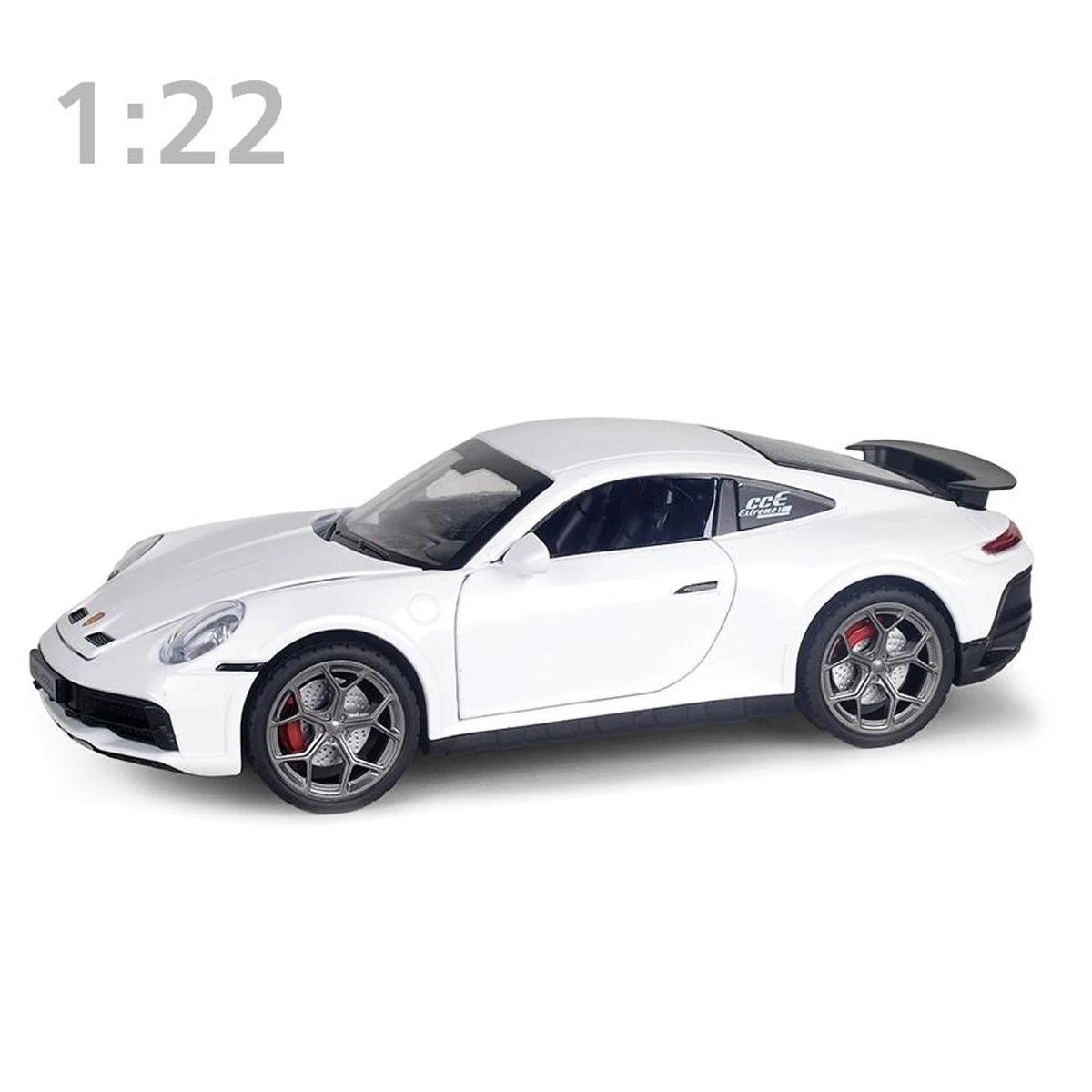 1: 22 911 Race Car Alloy Model High Simulation Toy Car Collectible ornaments Set Kid's Birthday Gift with Light&Sound Pull Back