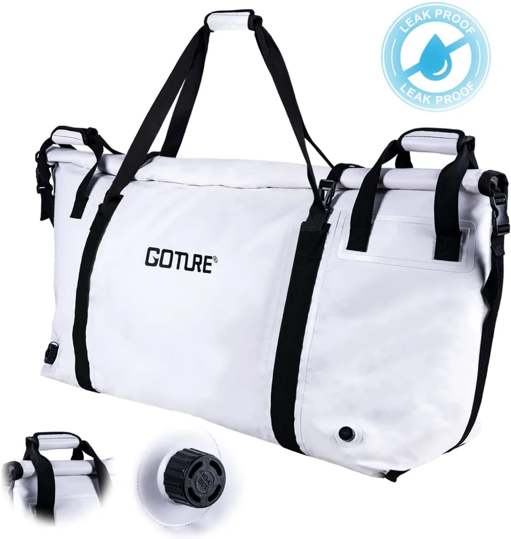 Goture Portable Multifunctional EVA Fishing Bag Outdoor Live Fish Ice Bag Water Container Pan Basin Storage Bag Sling Bag