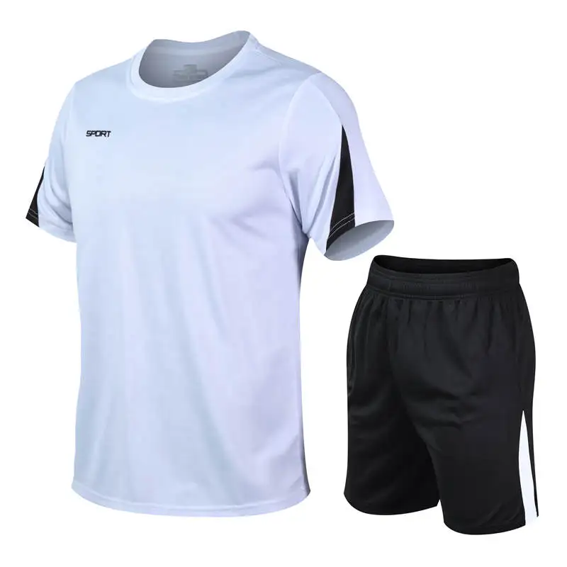 

2 Piece Men's Quick Dry Gym Fitness Badminton Sports Suit Clothes Running Jogging Sportswear Workout Workout Set Sportswear