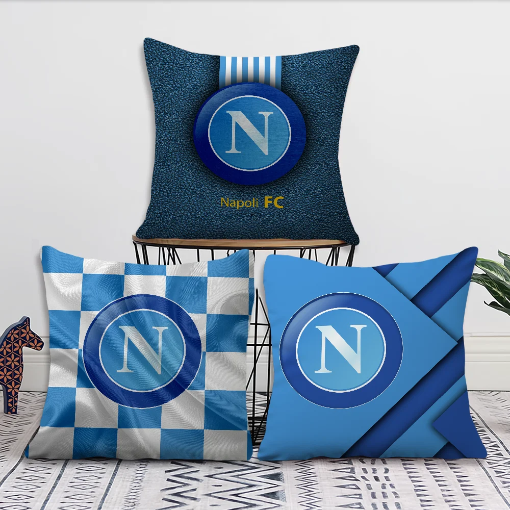 Football Club S-SSC N-Napoli Cover Pillow Sofa Printing Decoration Room Home Office Coffee Shop Car Nordic Simplicity