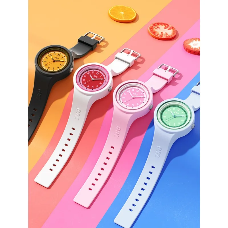 Kids Watch 3 Bar Waterproof Luminous Fashion Quartz Watch Silicone Bands Student Sports Relogio Infantil Feminino A Prova Dágua