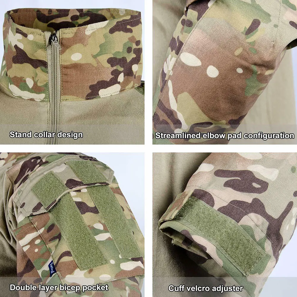 Uniforme BDU Gen3 táctico paintball manga larga corte ajustado - imagen 4