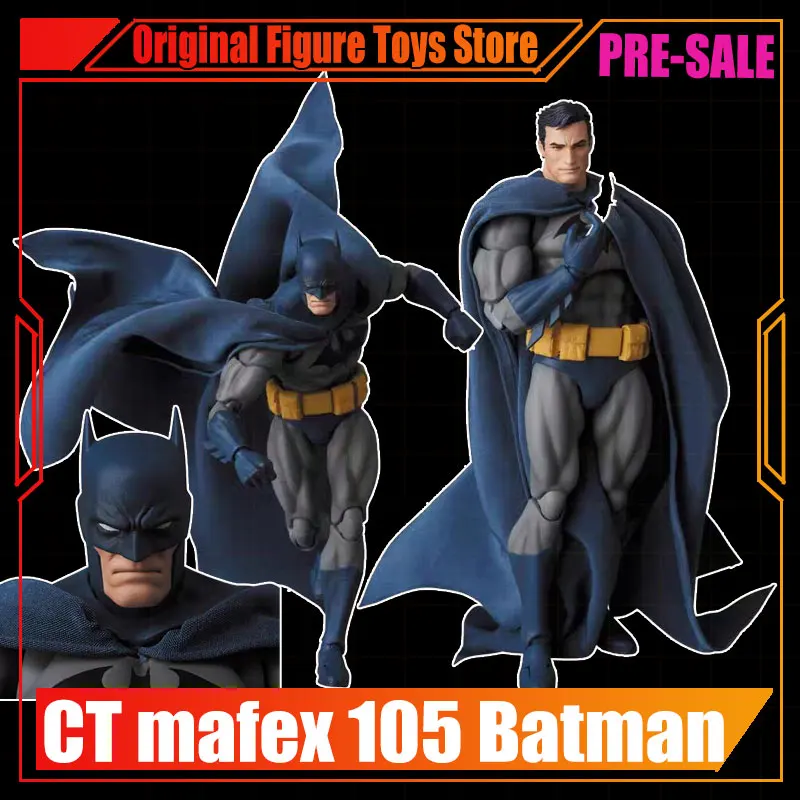 

New-hot CT Toys Batman Mafex 105 Blue Hush Batman Comic Movie Action Figure Figurine PVC Model Statue Collection Toys Boys Gifts