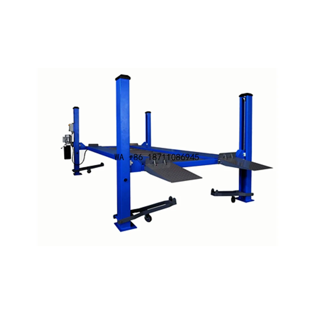 Car Lift 4 Post 2 Car Hoist Machine to Lift the Car 7000 lb