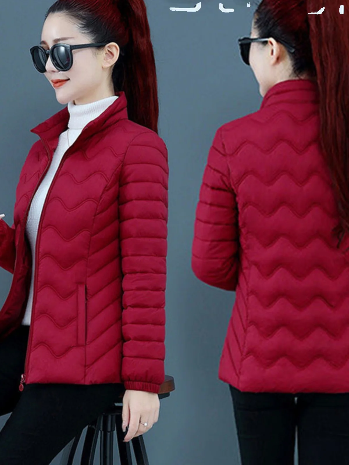 

Легкое хлопковое пальто Jaet Women's ort Faion Slim Fit пуховое хлопковое пальто маленького размера осень-зима новое женское хлопковое пальто