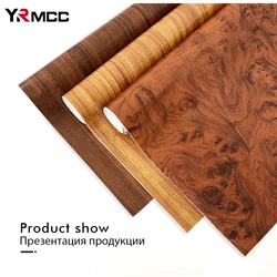 Car Wood Grain Vinyl Film PVC Stickers Decals Wrap Self-adhesive Waterproof Film for Car Panel Console Motor DIY Styling Decor