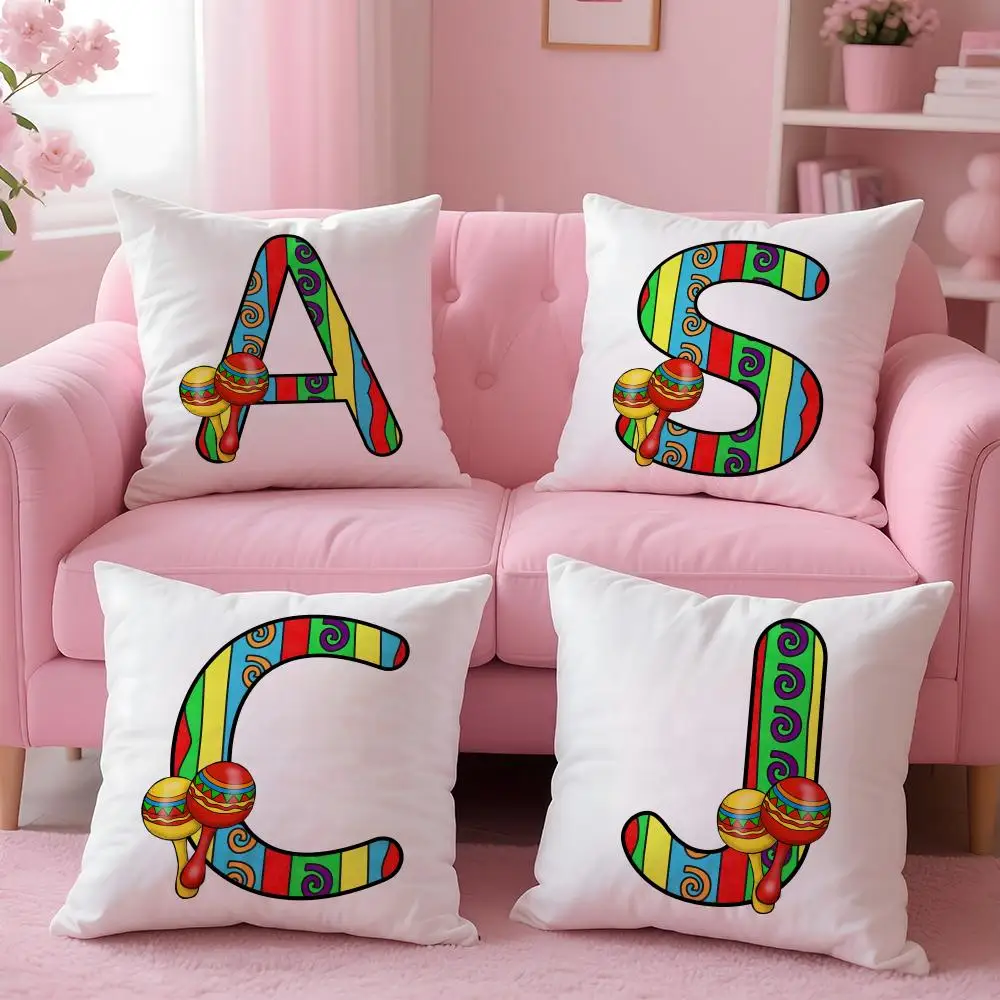 Mexico May 5th Cinco de Mayo Cushion Cover Plush Fabric Soft Double-Sided Printed Sofa Warm Winter Home Gift Pillow Case