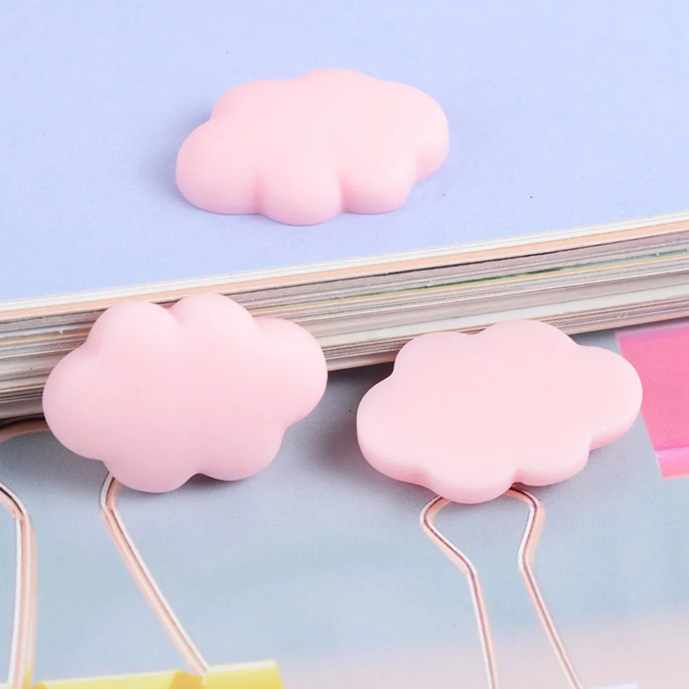 100Pcs Cloud Accessories Cartoon Resin DIY for Smartphone Pencil Case Decoration Cute Safe Material