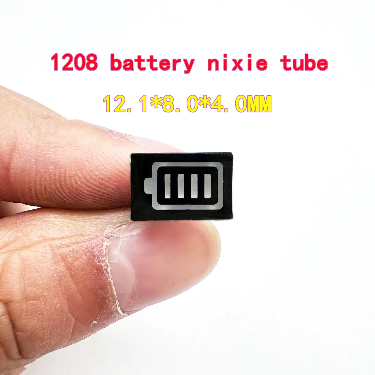 10pcs LED display screen 4-grid battery level indicator 1208 battery nixie tube