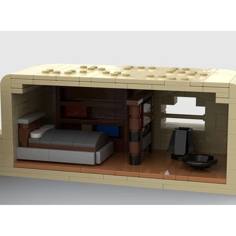 スタームービーモデル Moc ビルディングブロック フォールアウト 1 シェイディサンドモデル テクノロジーブリック DIY 組み立て ホリデー建設玩具 ギフト