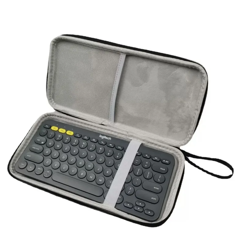 

Protective hard case portable wireless bluetooth magic control keyboard storage bag eva protective case