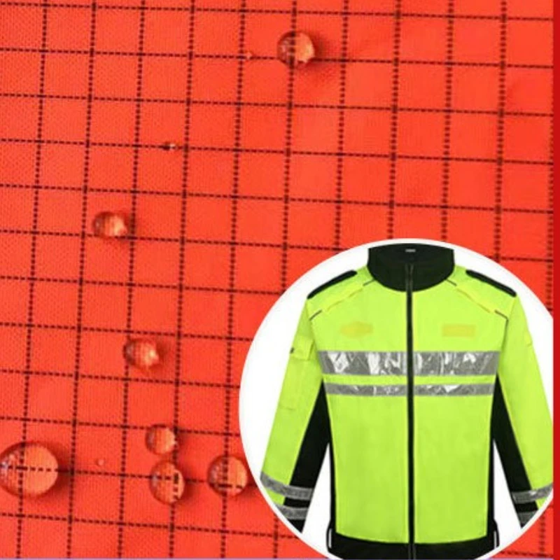 300D Conductive plaid Oxford Fabric waterproof Fireproof Flame Retardant Halogen Environmentally Friendly Anti-static Fabric