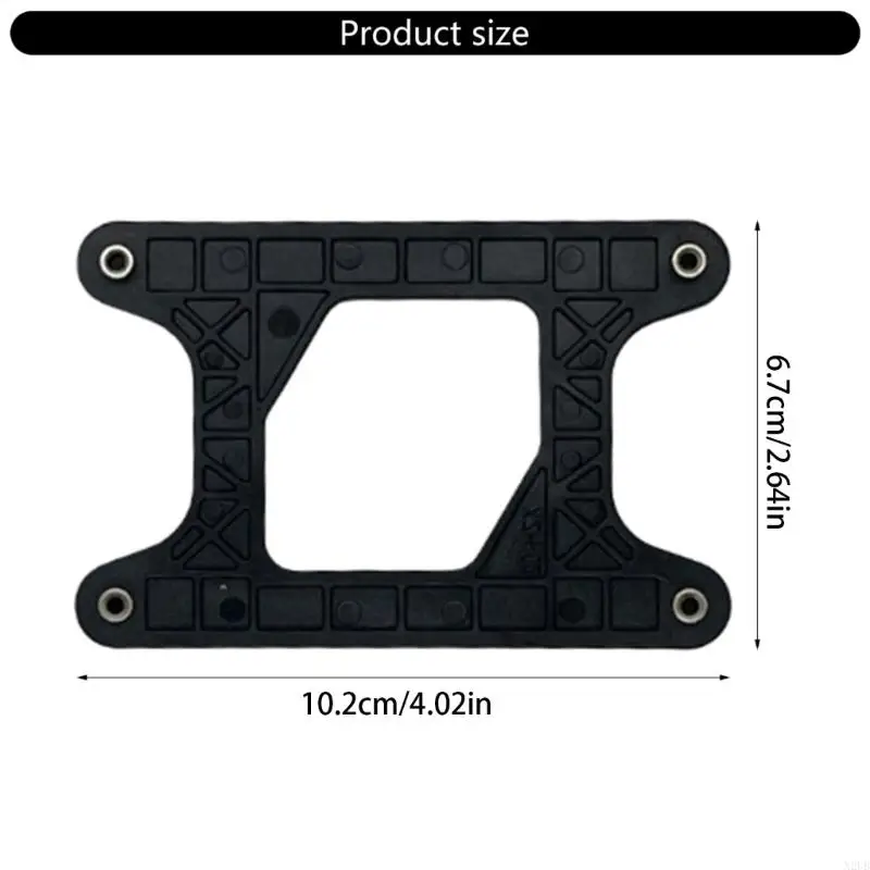 N2UB Fácil instalar AM4/AM5 Back -Plane CPU Coolers soporte para AM4 B350 X370 A320 x470 Construcción robusta fácil