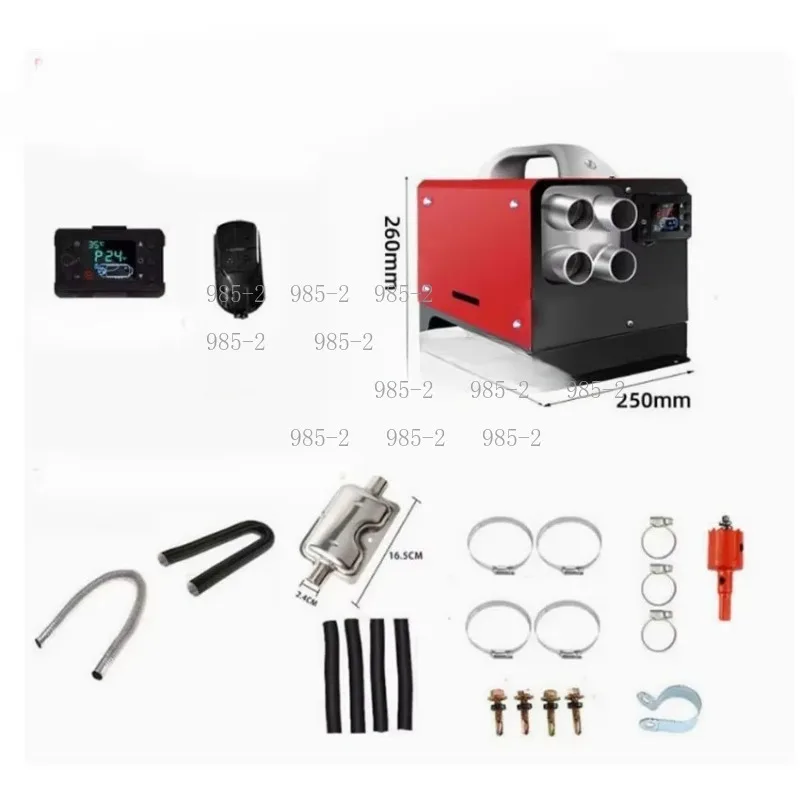 

All-in-One Diesel Parking Heater 5KW, 12V/24V Mini Air Heater for RV Truck Car Bus SUV