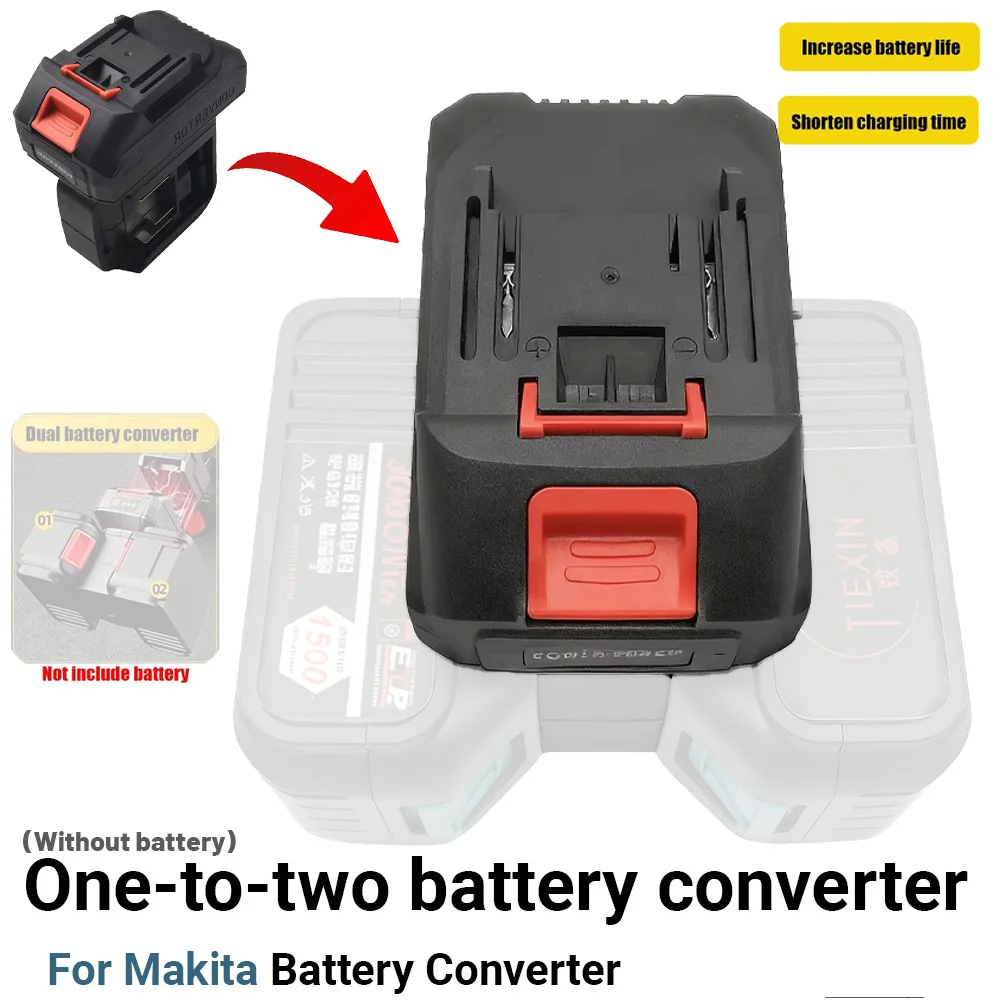 

2 in 1 Battery Converter for Makita Impact Drill Wrench Screwdrivers for 18V Battery Adapter Electrical Tool Accessory