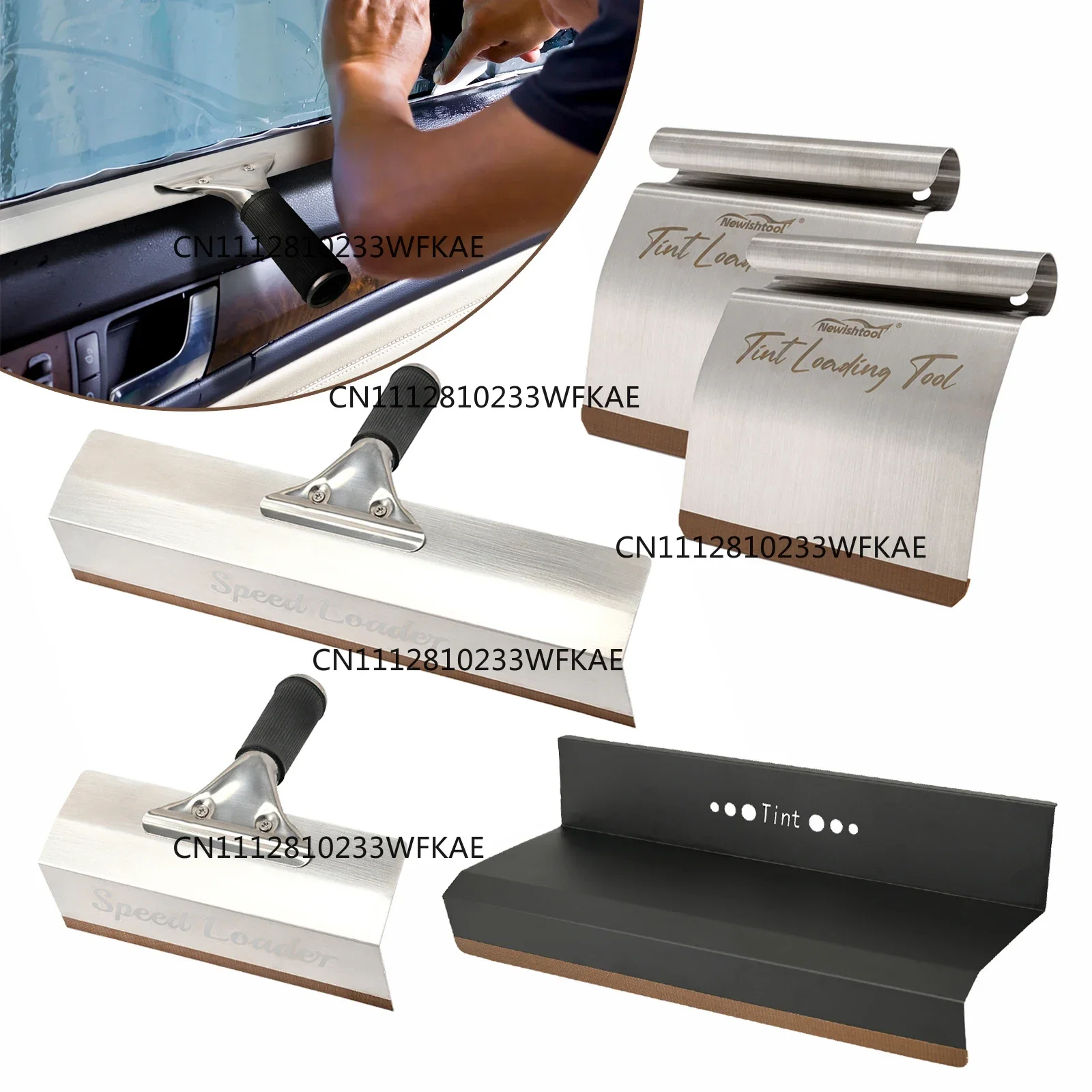 EHDIS PTFE Edge Speed Loader Window Tint Tool Vinyl Wrap Tucking Scraper Glass Prtection Film Install Cleaning Car Accessories