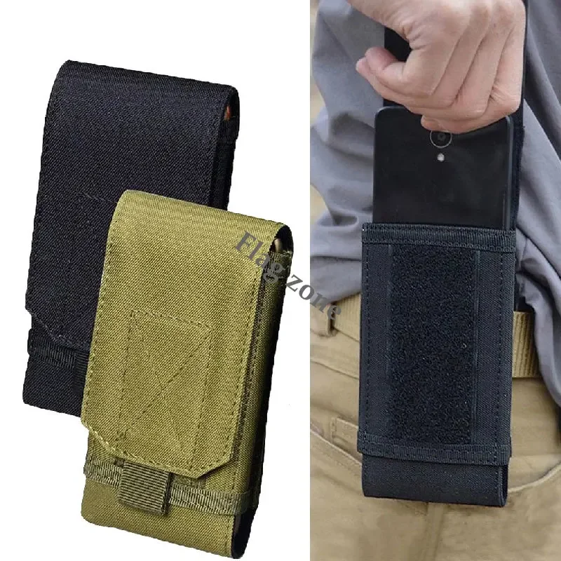 Tactical Waist Bag Molle Molle Belt Mobile Pack Airsoft Vest Pack Cell Phone Case Outdoor Camping Hunting Accessories Pouch