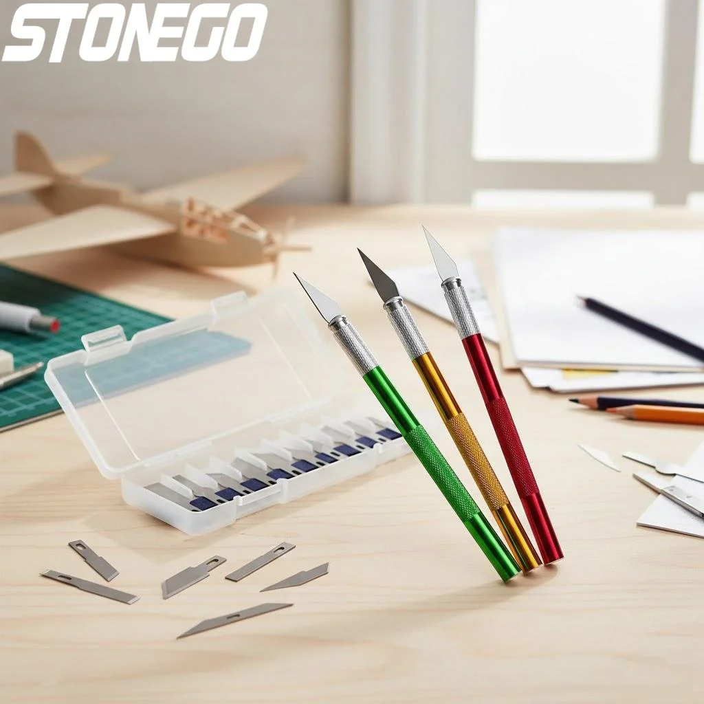 13 Piece Carving Knife Set for Wood Carving and Rubber Stamp Carving Handmade DIY Paper Cutting Tool Kit