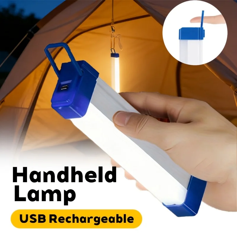 LED Magnetic Work Light Rechargeable Underhood Work Lamp With Hooks & Rotating Magnetic Base For Car Repairing Emergency