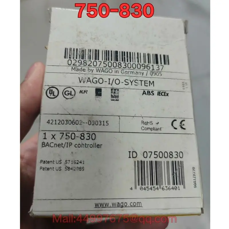 

Совершенно новый хост-модуль ПЛК 750-830.