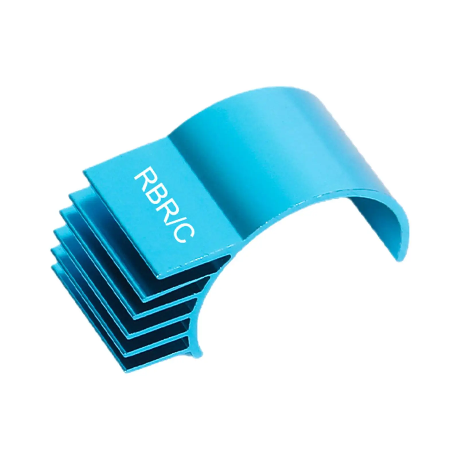 Dissipador de calor térmico para carro RC, aletas de resfriamento de metal, escova elétrica, motor, dissipador de calor para atualização de caminhão de esteira