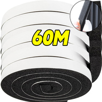 Self-Adhesive Sponge Sealing Strip Width 1.5/2/3cm Window Door Home Anti-collision Sealing Strips Dustproof Insulation Foam Tape