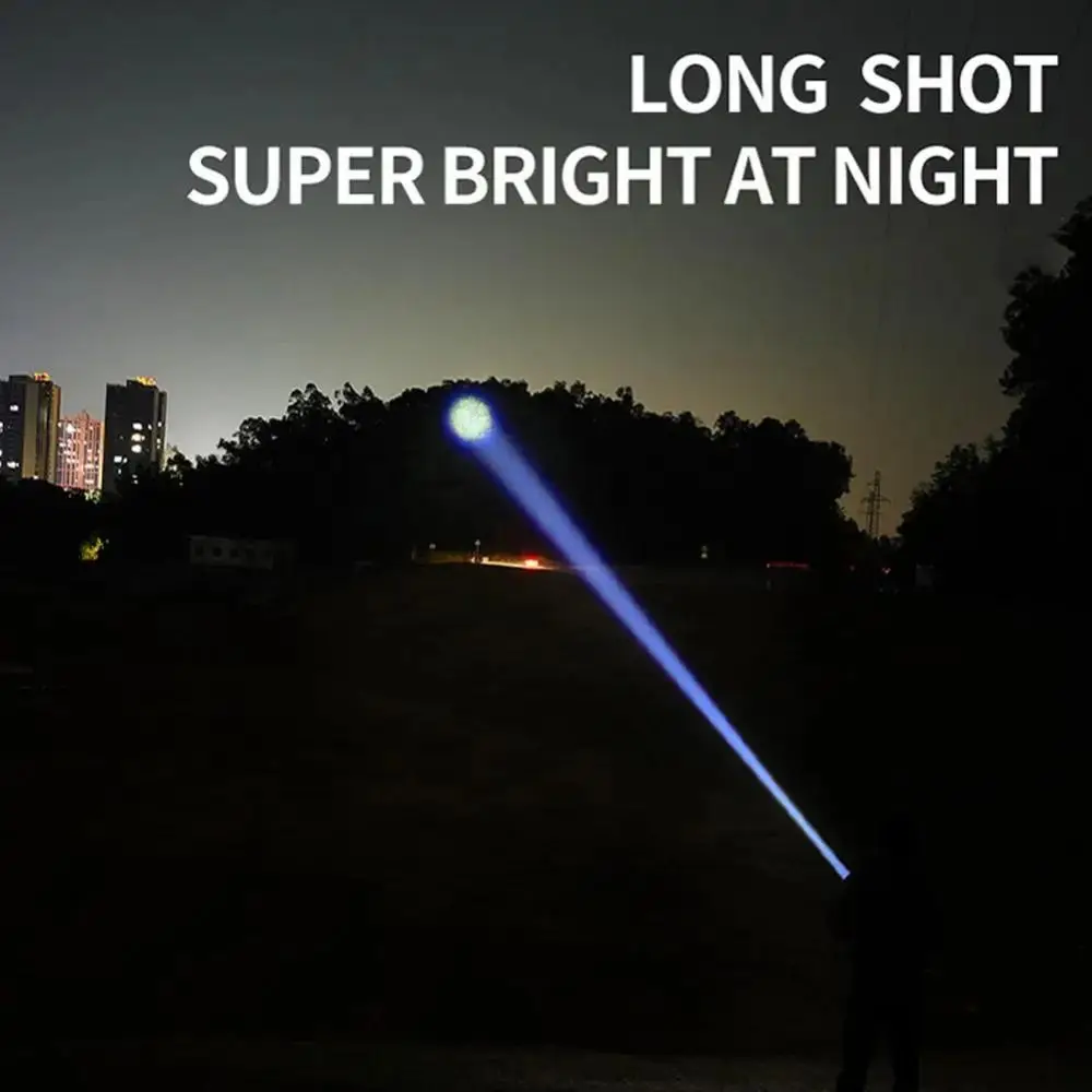 

Rechargeable Mini Flashlight COB Side Lamp Long-Range Pocket Torch Waterproof Long-lasting Strong Lighting Flashlight Hiking