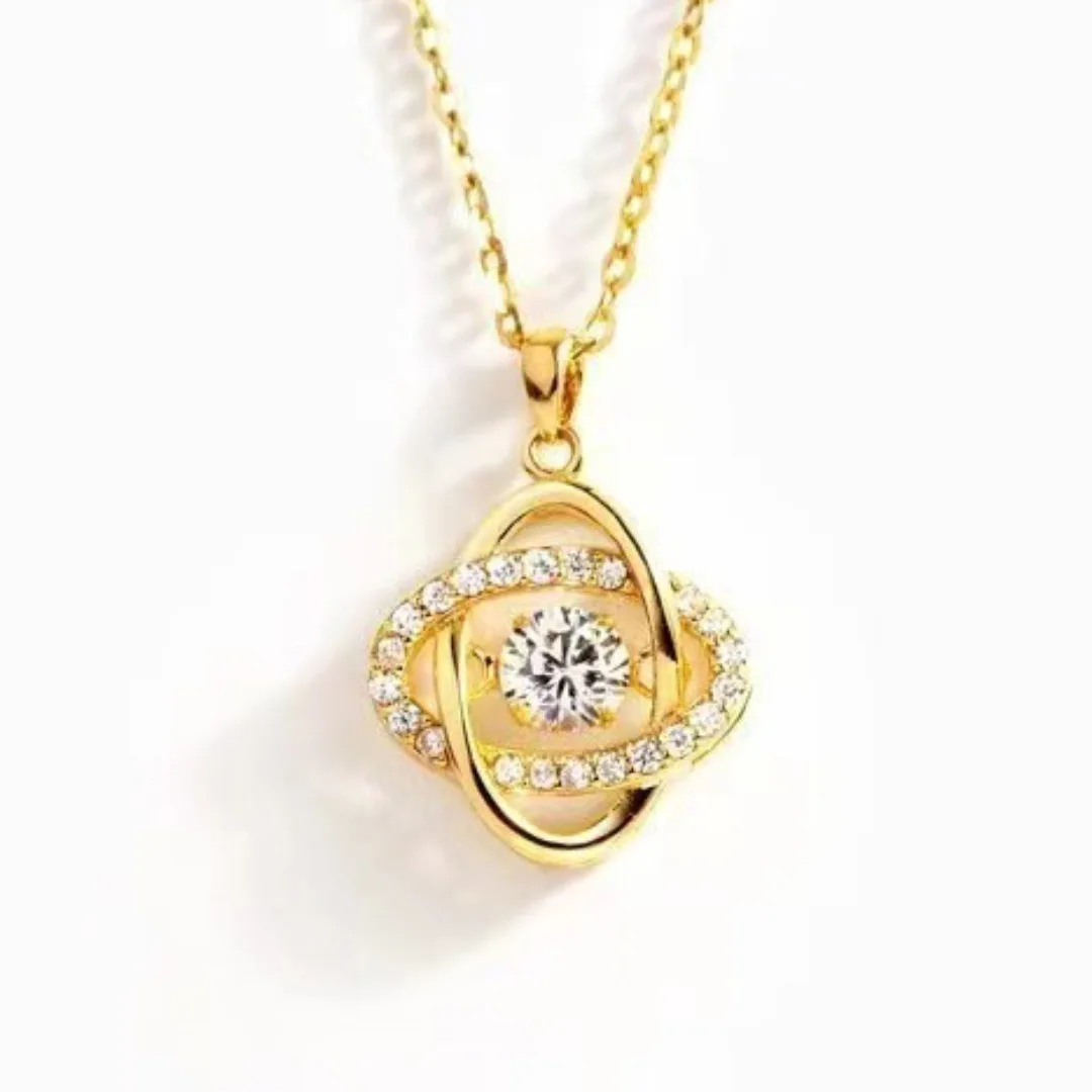S925 Sterling Silver Twisted Irregular Necklace for Women, Beating Heart Pendant Clavicle Chain, Wedding Gift Trend