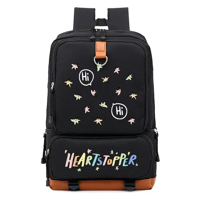 Heartstopper Charlie Nick Hi Capacity Backpack Back to School School Bag Teentage Travel Storage Bags