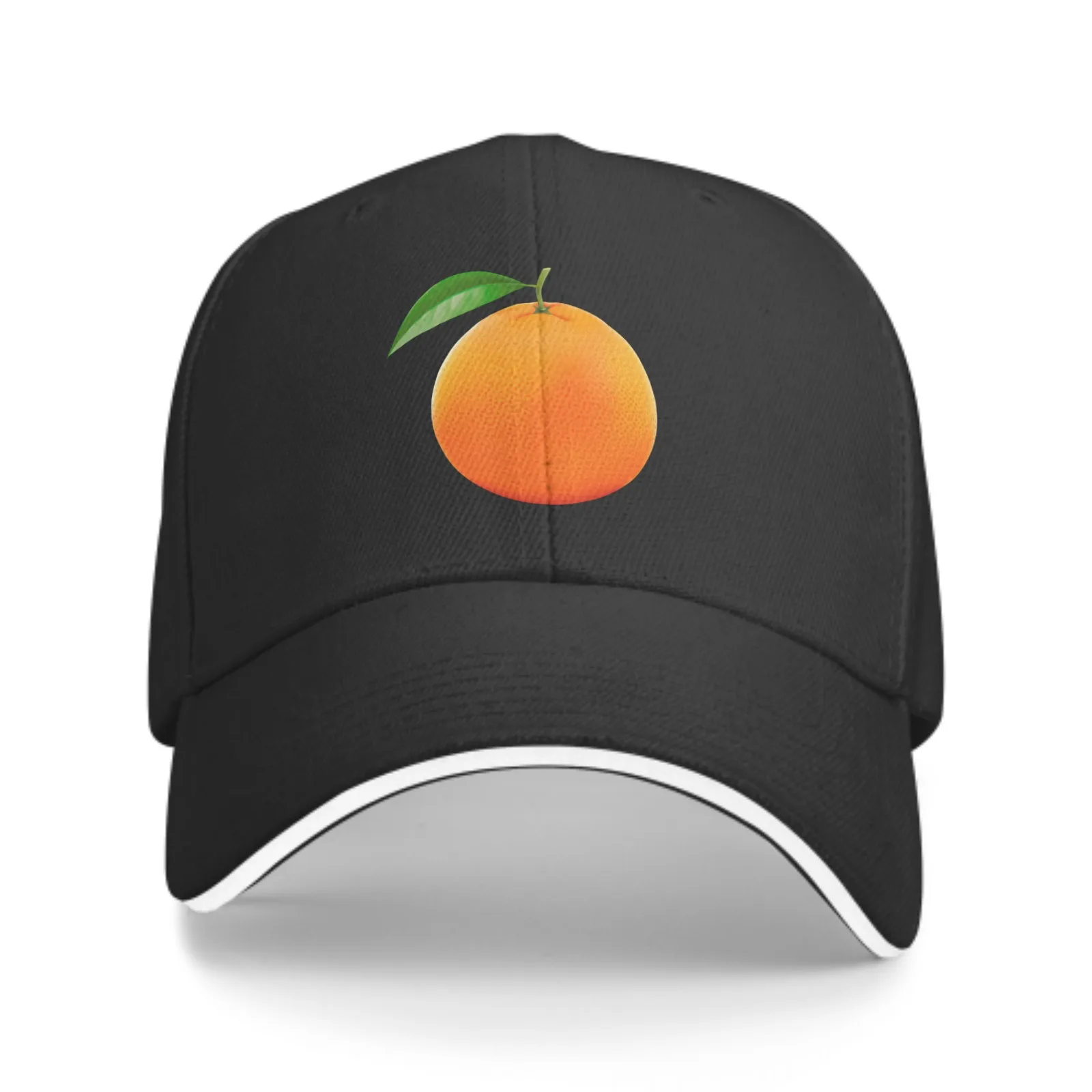 Orange Baseball Caps Fashion Casquette for Men Women Adjustable Casual Trucker Hats for Sports Outdoor Activities