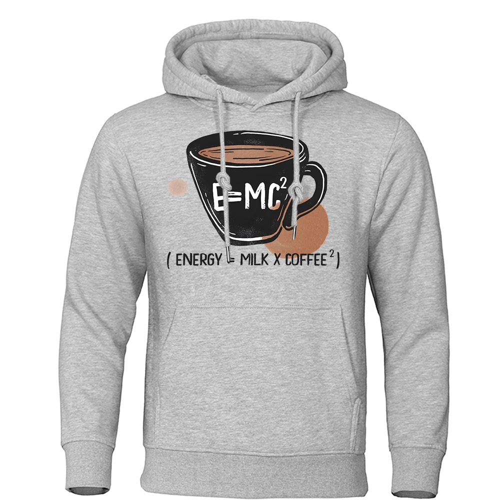 Emc Energy Milk Coffee Loose Printing Tshirt Male Harajuku Oversized Tee Shirts Funny Cool Clothing Cotton Casual T Shirt Men