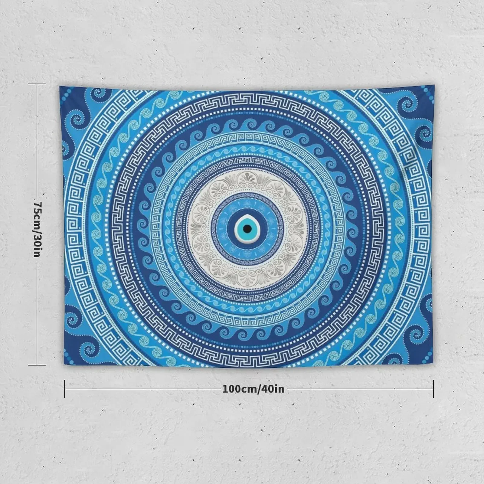 Greek Mati Mataki - Matiasma Evil Eye ornament #2 Tapestry House Decoration Custom House Decorations Tapestry