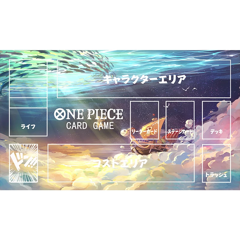 OPCG One Piece Luffy Zoro Hancock Board Game Card Mat Anime Peripheral Collectible Card Protective Mat Boy Toy Gift 60X35CM