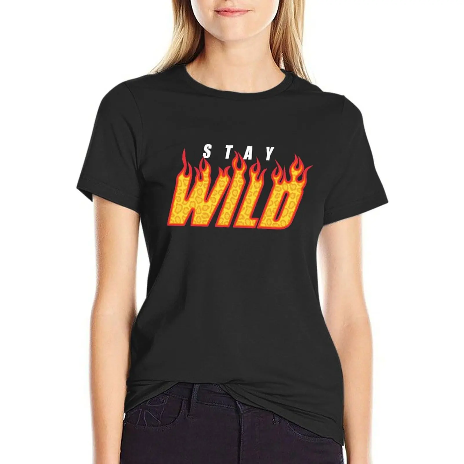 Футболка Stay Wild Fire Ben Azelart, возвышенные забавные мяси