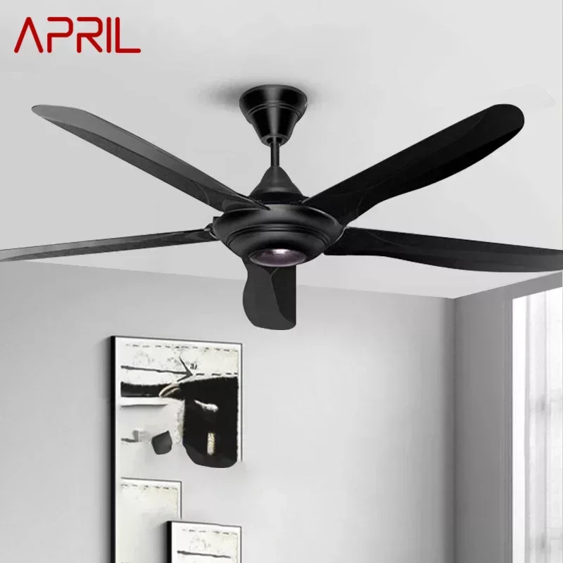 APRIL Nordic Without lights Ceiling Fan Modern Minima lism Living Room Bedroom Study Cafe Hotel