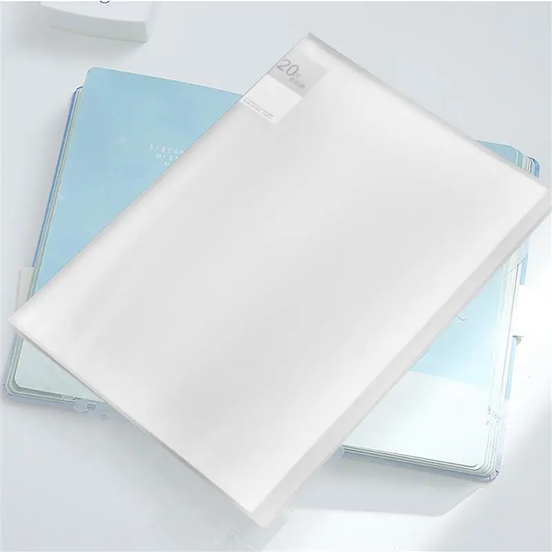 Expandable Painting Storage Containers 20Pages A3 Transparent Thickening Folder Multi-Layer File Expansion Bag Office School