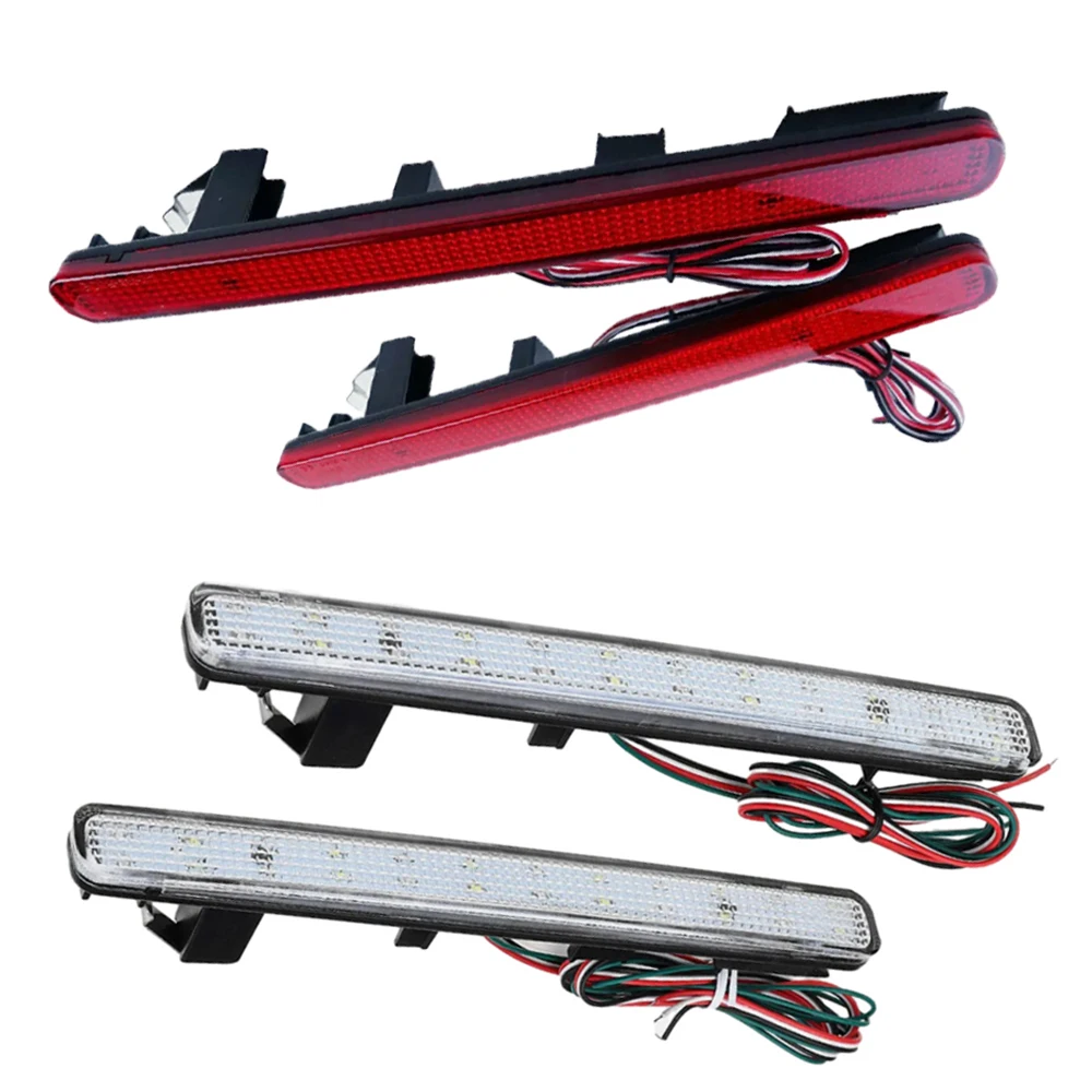 LED Bumper Reflector Light Fit for Honda Accord Euro MK VIII Saloon For Honda Acura TSX Sedan LED Tail Stop Brake Lights